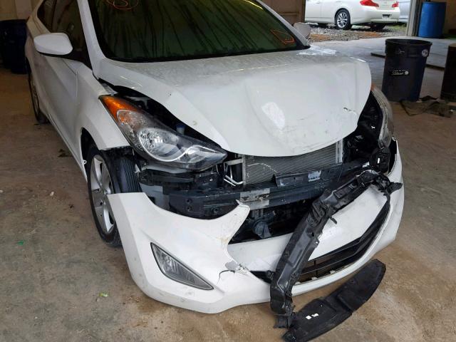 KMHDH6AE7DU009831 - 2013 HYUNDAI ELANTRA CO WHITE photo 9