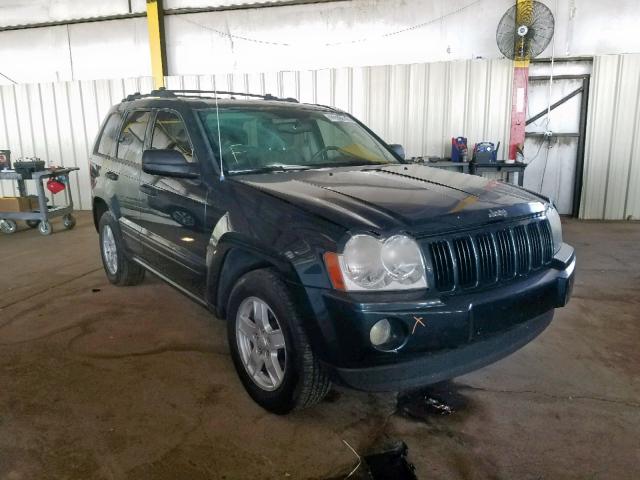 1J4HS48N75C526405 - 2005 JEEP GRAND CHER GREEN photo 1