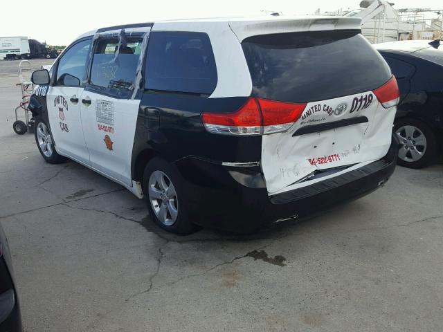 5TDZK3DC4DS352458 - 2013 TOYOTA SIENNA, BLACK - price history, history of  past auctions. Prices and Bids history of Salvage and used Vehicles.