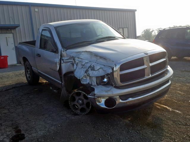 1D7HU16D75J576246 - 2005 DODGE RAM 1500 S SILVER photo 1