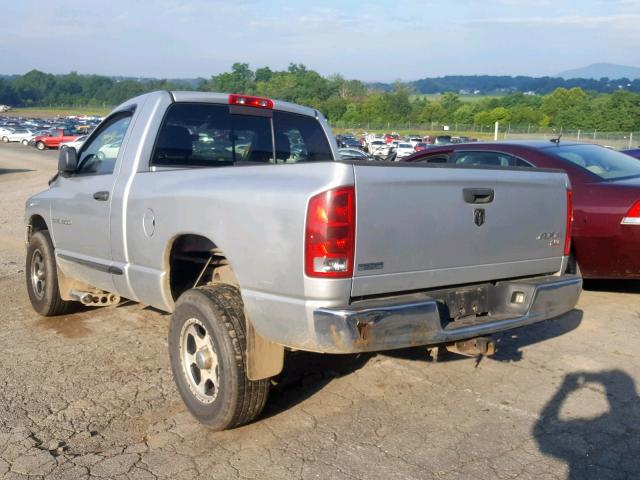 1D7HU16D75J576246 - 2005 DODGE RAM 1500 S SILVER photo 3