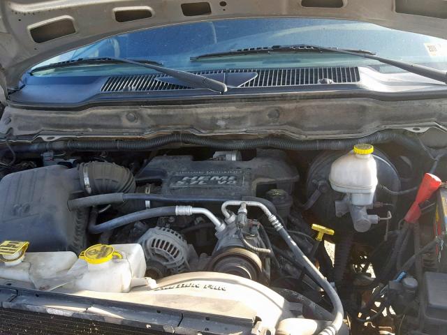 1D7HU16D75J576246 - 2005 DODGE RAM 1500 S SILVER photo 7