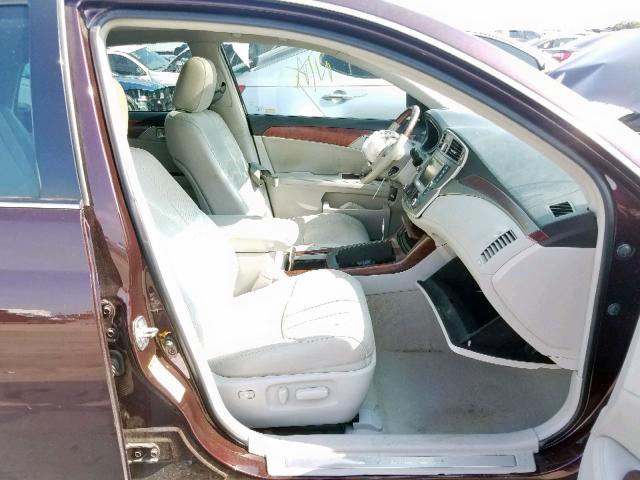 4T1BK3DB3CU456857 - 2012 TOYOTA AVALON BAS MAROON photo 5