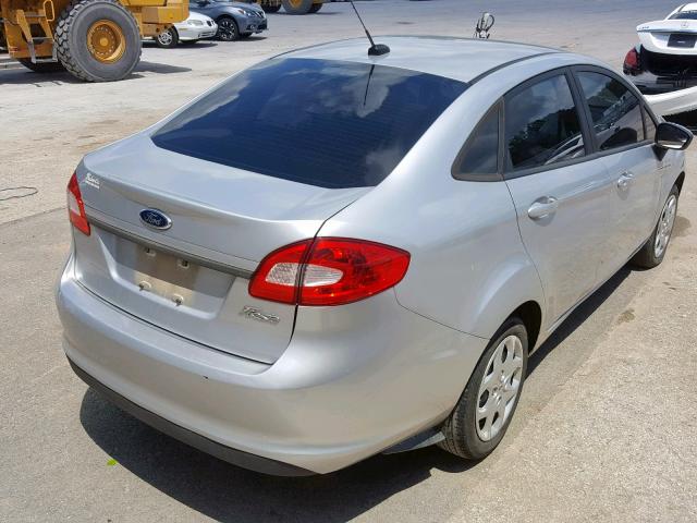 3FADP4AJ5DM204880 - 2013 FORD FIESTA S GRAY photo 4