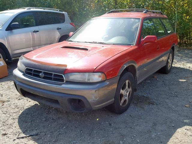 4S3BG685XV7622093 - 1997 SUBARU LEGACY OUT RED photo 2