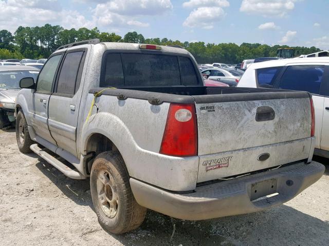 1FMZU67E02UC02926 - 2002 FORD EXPLORER S SILVER photo 3