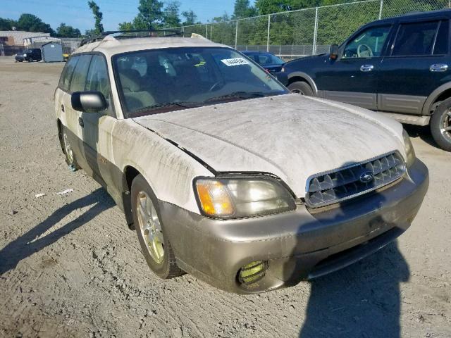 4S3BH675636653441 - 2003 SUBARU LEGACY OUT WHITE photo 1