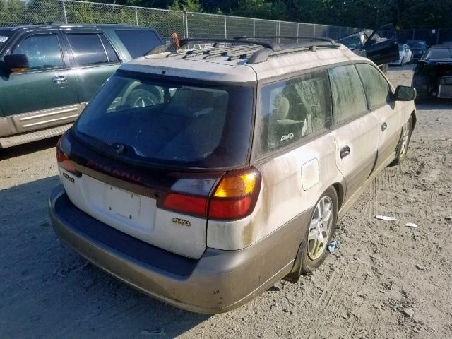 4S3BH675636653441 - 2003 SUBARU LEGACY OUT WHITE photo 4