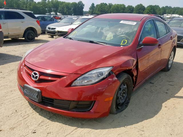 1YVHZ8BH9A5M14726 - 2010 MAZDA 6 I RED photo 2