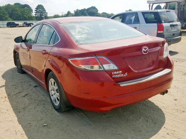 1YVHZ8BH9A5M14726 - 2010 MAZDA 6 I RED photo 3