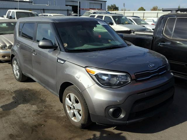 KNDJN2A25H7498099 - 2017 KIA SOUL GRAY photo 1