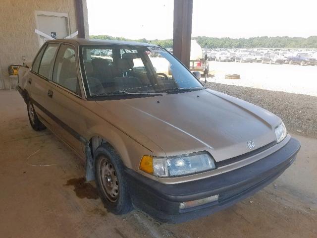 1HGED3643LA085650 - 1990 HONDA CIVIC DX TAN photo 1