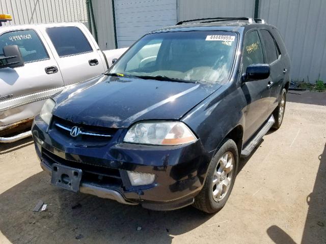 2HNYD18692H534970 - 2002 ACURA MDX TOURIN BLACK photo 2