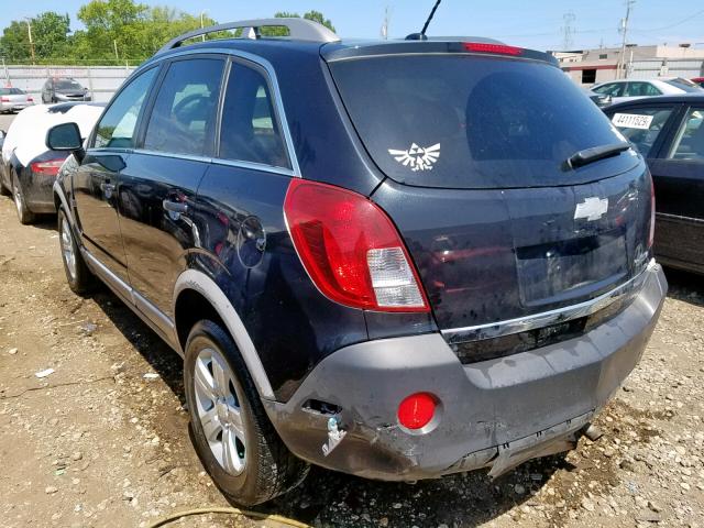 3GNAL2EK3ES630331 - 2014 CHEVROLET CAPTIVA LS შავი ფოტო 3