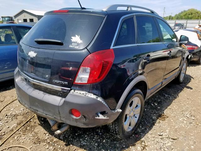 3GNAL2EK3ES630331 - 2014 CHEVROLET CAPTIVA LS შავი ფოტო 4
