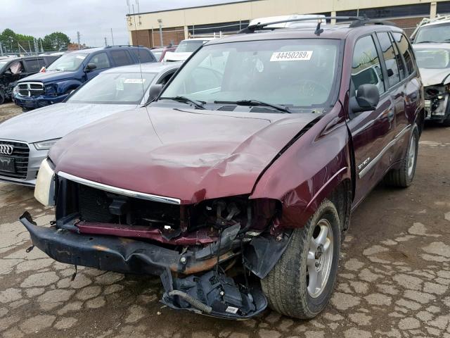 1GKDT13S162245953 - 2006 GMC ENVOY BURGUNDY photo 2