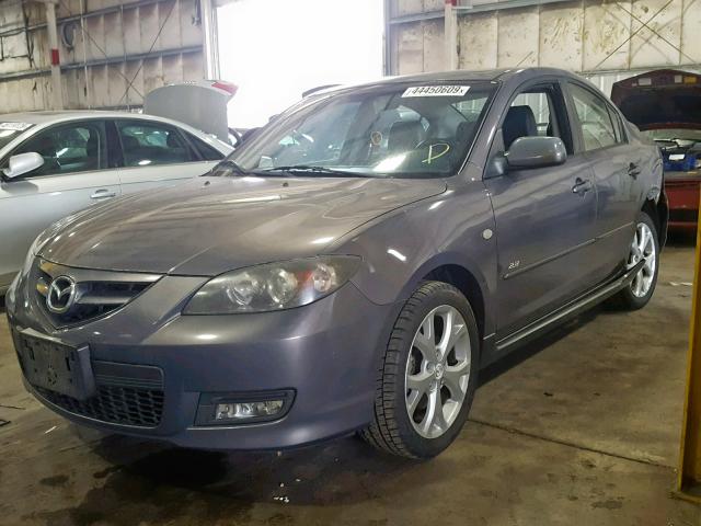 JM1BK323271622194 - 2007 MAZDA 3 S GRAY photo 2