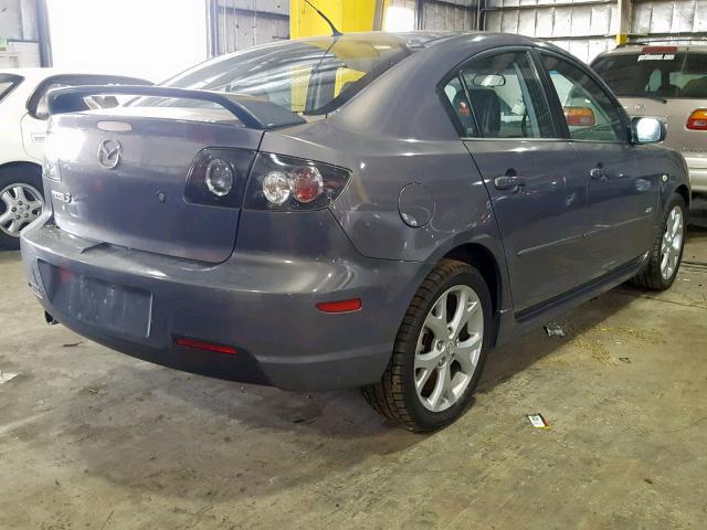 JM1BK323271622194 - 2007 MAZDA 3 S GRAY photo 4