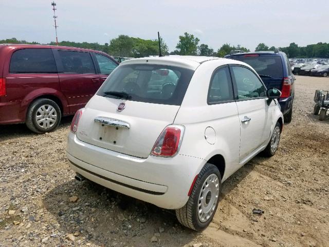 3C3CFFAR4FT508645 - 2015 FIAT 500 POP WHITE photo 4