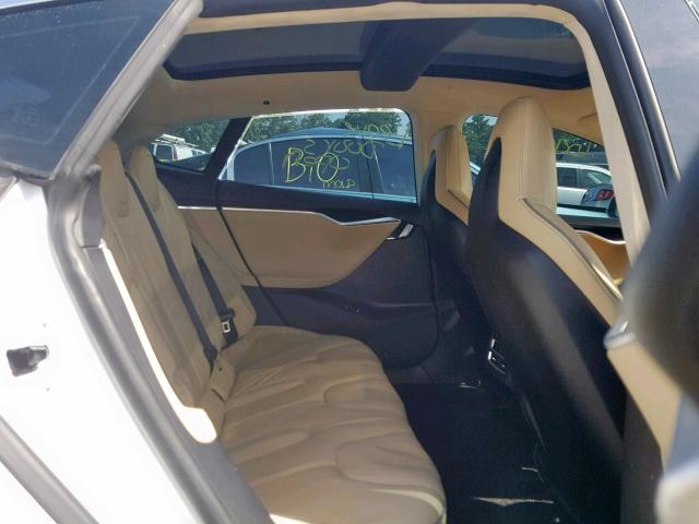 5YJSA1DP1DFP12172 - 2013 TESLA MODEL S أبيض صورة 6