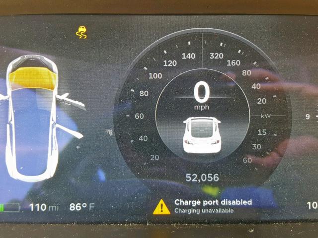 5YJSA1DP1DFP12172 - 2013 TESLA MODEL S أبيض صورة 8