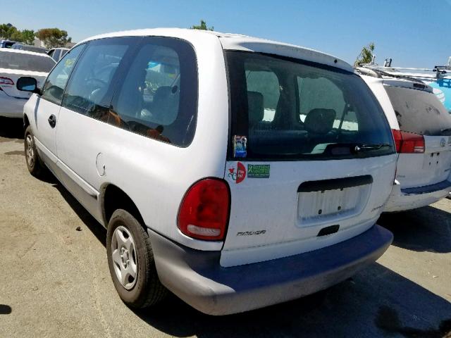 2B4FP25B9YR699459 - 2000 DODGE CARAVAN WHITE photo 3