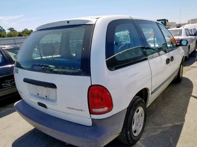 2B4FP25B9YR699459 - 2000 DODGE CARAVAN WHITE photo 4