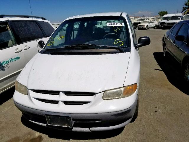 2B4FP25B9YR699459 - 2000 DODGE CARAVAN WHITE photo 9