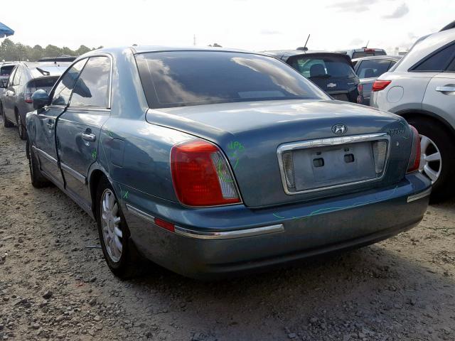 KMHFU45E14A335886 - 2004 HYUNDAI XG 350 GREEN photo 3