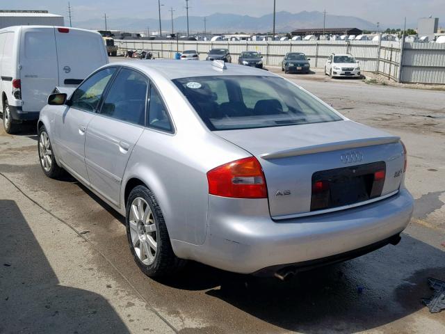 WAUCD64B44N100446 - 2004 AUDI A6 S-LINE SILVER photo 3