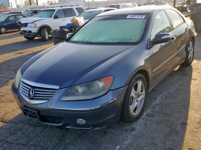 JH4KB16515C002162 - 2005 ACURA RL GRAY photo 2