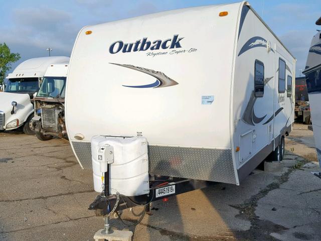 4YDT26820AB450704 - 2010 KEYSTONE OUTBACK WHITE photo 2