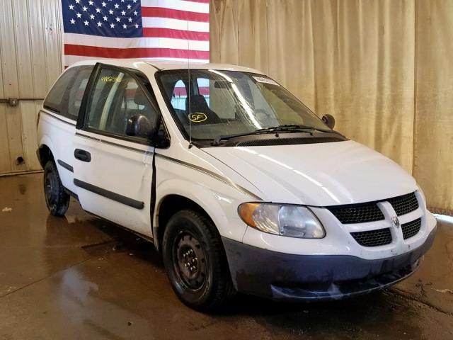 1D4GP21373B336027 - 2003 DODGE CARAVAN C/ WHITE photo 1