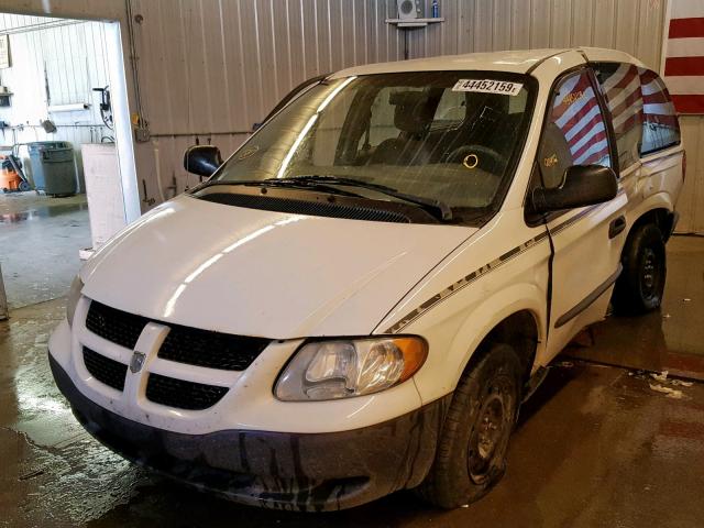 1D4GP21373B336027 - 2003 DODGE CARAVAN C/ WHITE photo 2