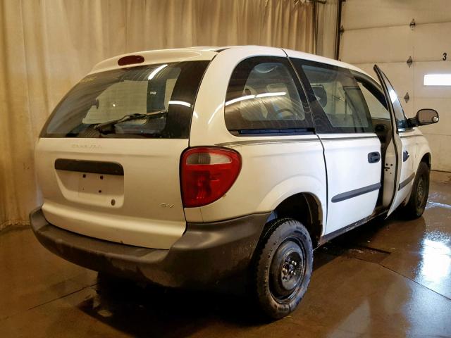 1D4GP21373B336027 - 2003 DODGE CARAVAN C/ WHITE photo 4