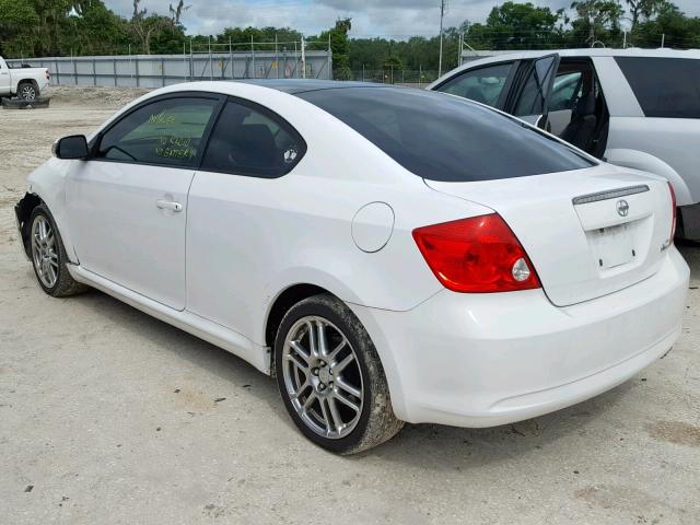 JTKDE177070161544 - 2007 TOYOTA SCION TC თეთრი ფოტო 3