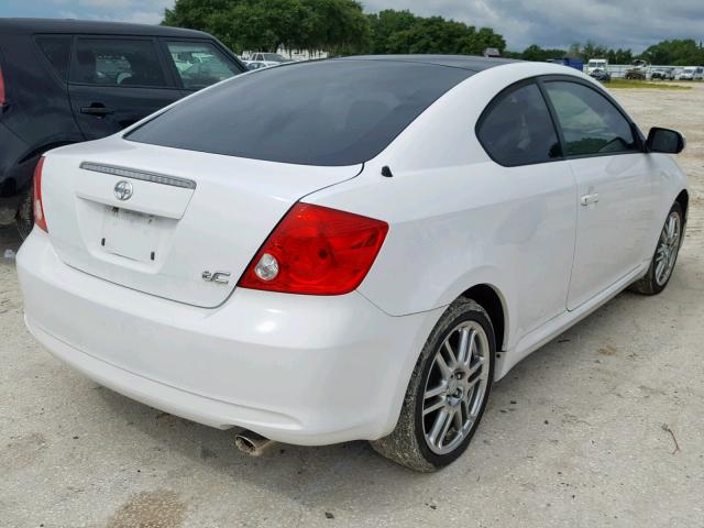 JTKDE177070161544 - 2007 TOYOTA SCION TC თეთრი ფოტო 4