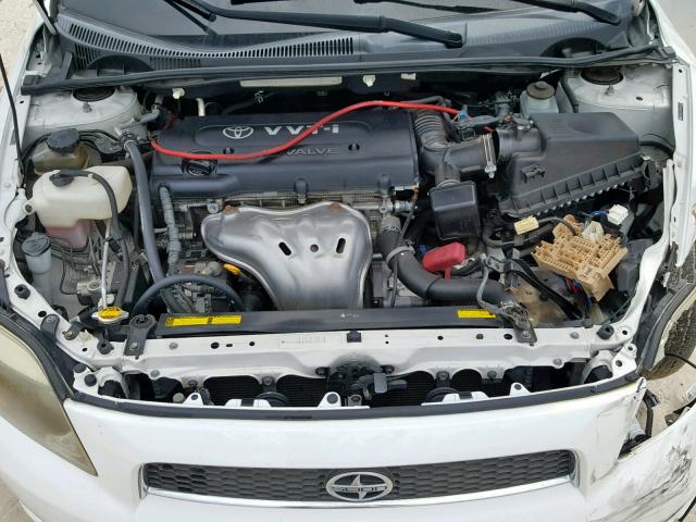 JTKDE177070161544 - 2007 TOYOTA SCION TC თეთრი ფოტო 7