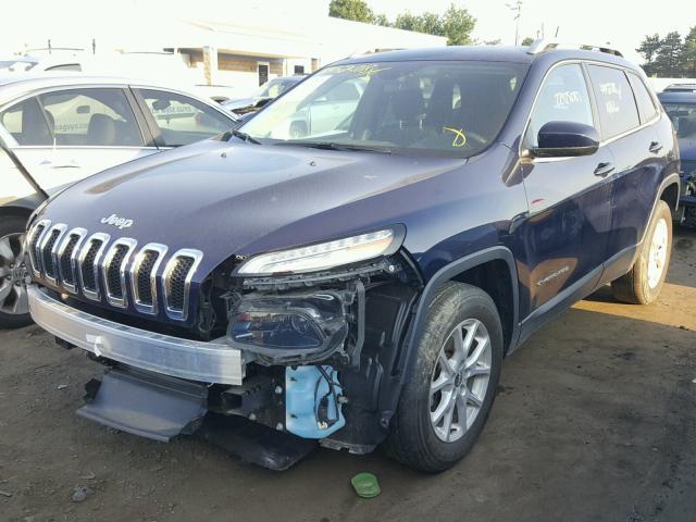 1C4PJMCB8FW541495 - 2015 JEEP CHEROKEE L BLUE photo 2