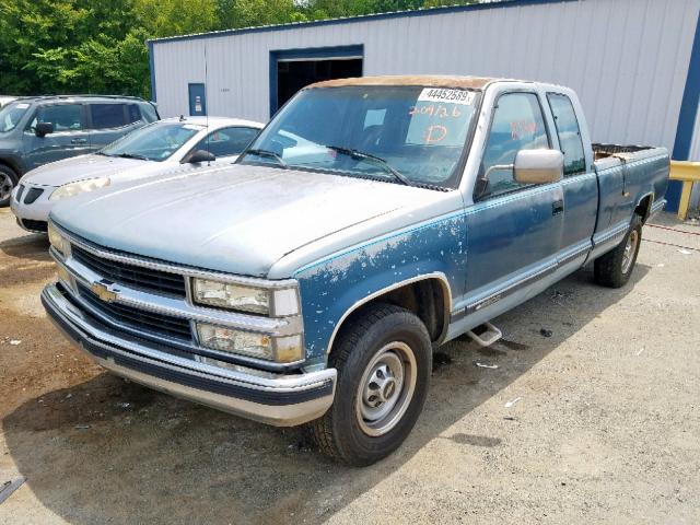 2GCGC29K0N1209126 - 1992 CHEVROLET GMT-400 C2 BLUE photo 2