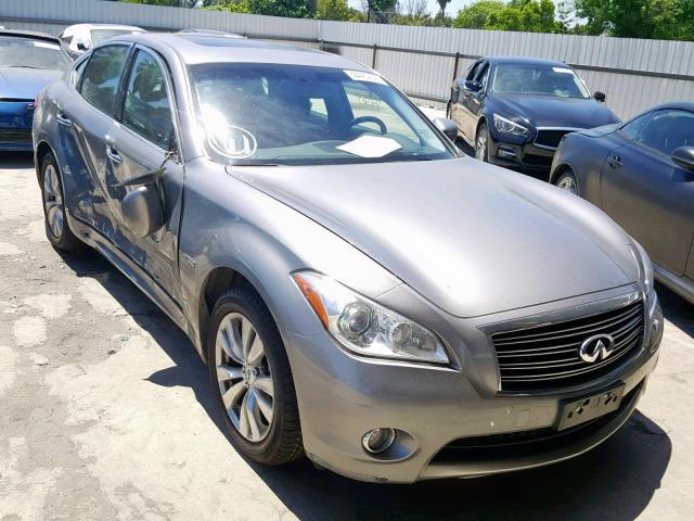 JN1EY1AP8CM910477 - 2012 INFINITI M35H GRAY photo 1