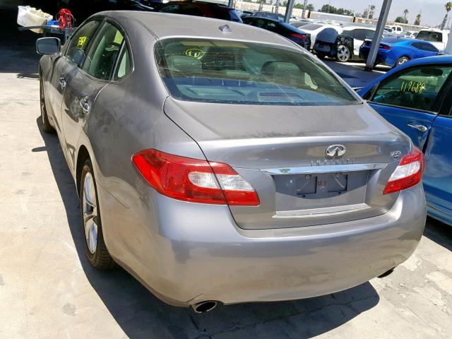 JN1EY1AP8CM910477 - 2012 INFINITI M35H GRAY photo 3