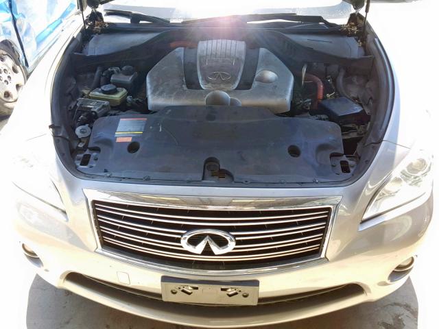 JN1EY1AP8CM910477 - 2012 INFINITI M35H GRAY photo 7