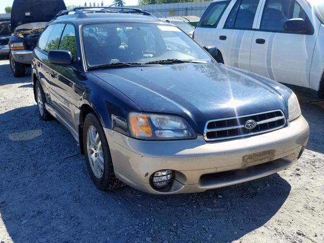 4S3BH6751Y7608473 - 2000 SUBARU LEGACY OUT BLUE photo 1