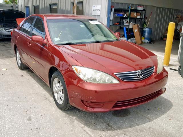 4T1BE32K06U109744 - 2006 TOYOTA CAMRY LE RED photo 1