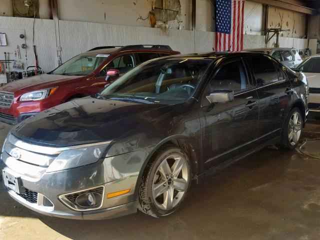 3FAHP0DC4AR284209 - 2010 FORD FUSION SPO BLACK photo 2