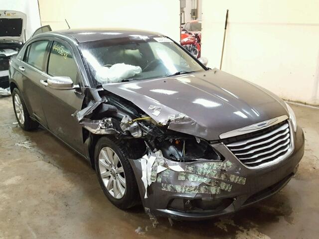 1C3CCBCG4EN179554 - 2014 CHRYSLER 200 LIMITE GRAY photo 1