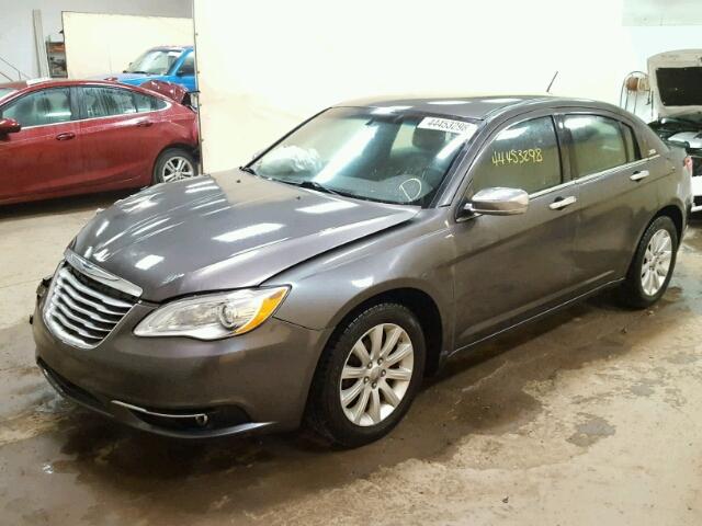 1C3CCBCG4EN179554 - 2014 CHRYSLER 200 LIMITE GRAY photo 2