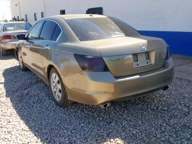 1HGCP368X9A051490 - 2009 HONDA ACCORD EXL BROWN photo 3