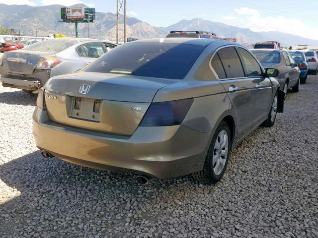 1HGCP368X9A051490 - 2009 HONDA ACCORD EXL BROWN photo 4